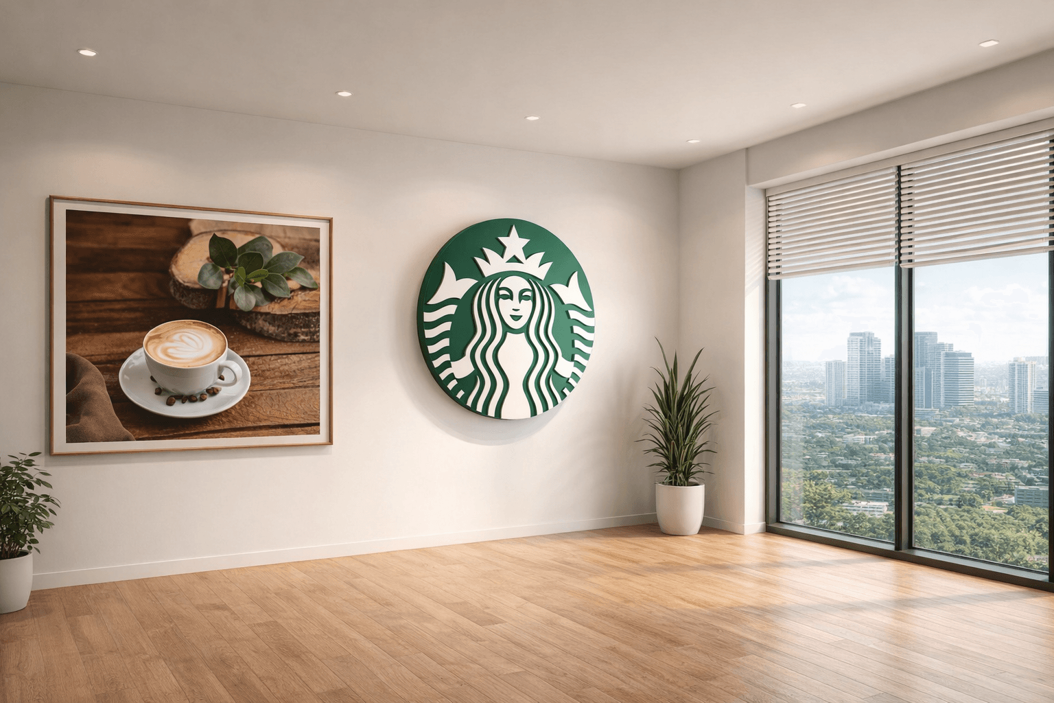 Example office background — Retail · Cityscape