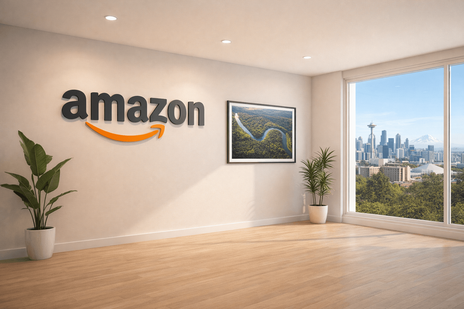 Example office background — Commerce · Urban Skyline