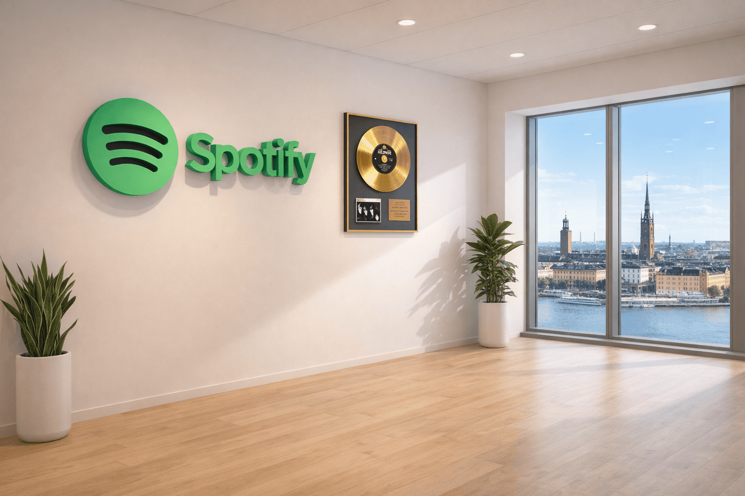 Example branded office background